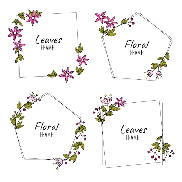 Floral frame collection