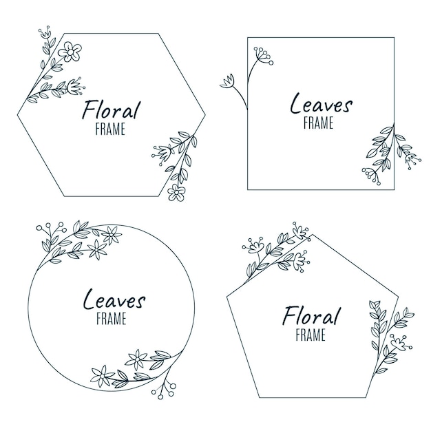 Floral frame collection