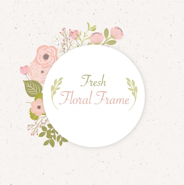 Floral frame design