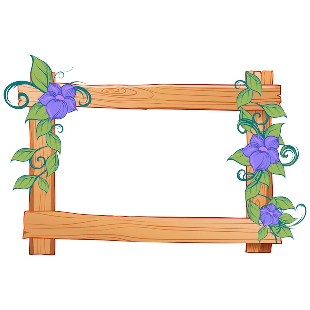 Floral frame design