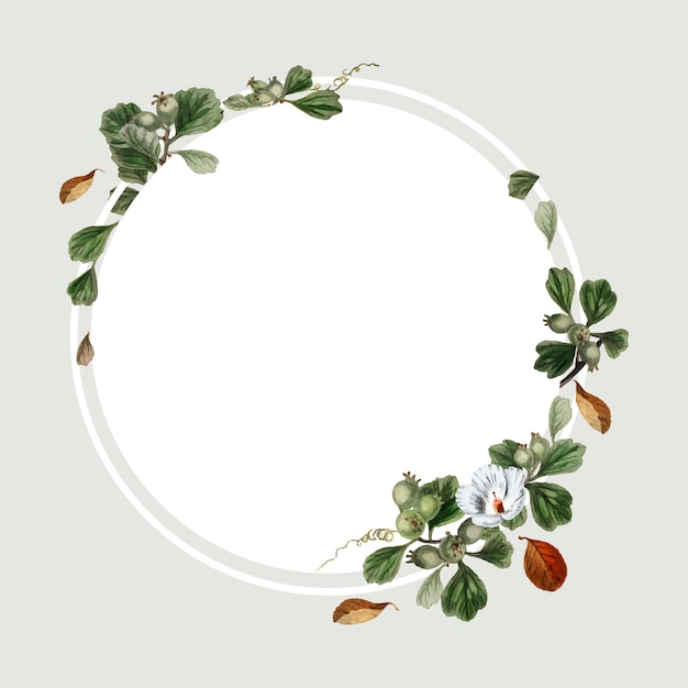 Floral frame design