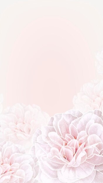 Floral frame mobile phone background