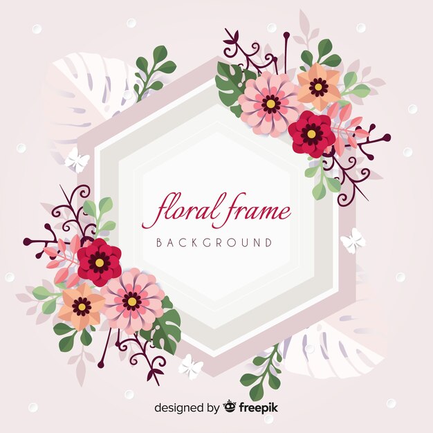 Floral frame