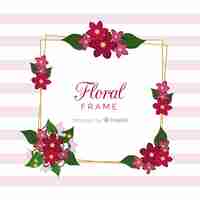 Free vector floral frame