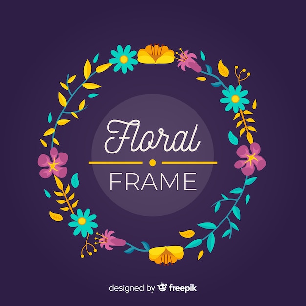 Floral frame