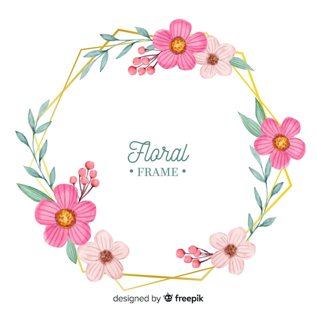 Floral frame