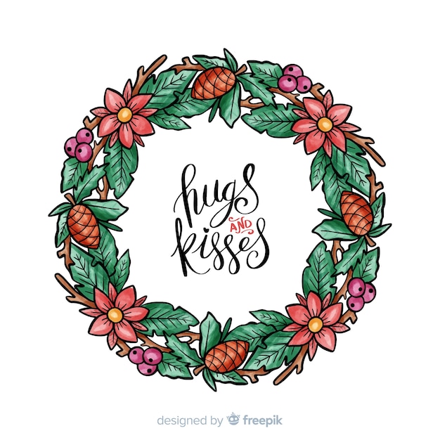 Free vector floral frame