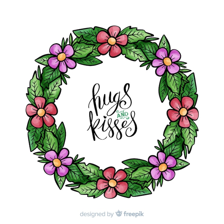 Free Vector floral frame