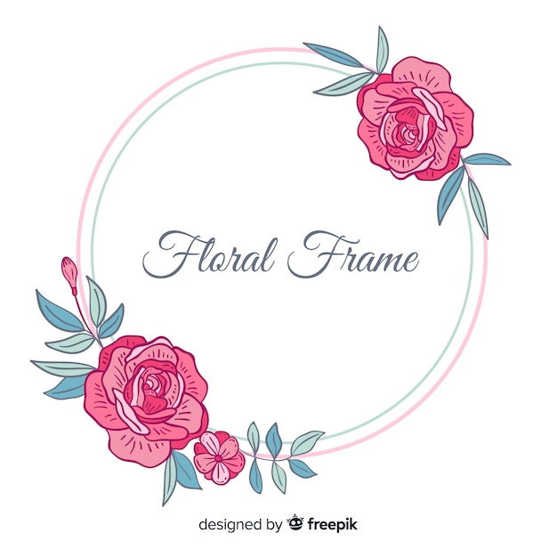 Floral frame