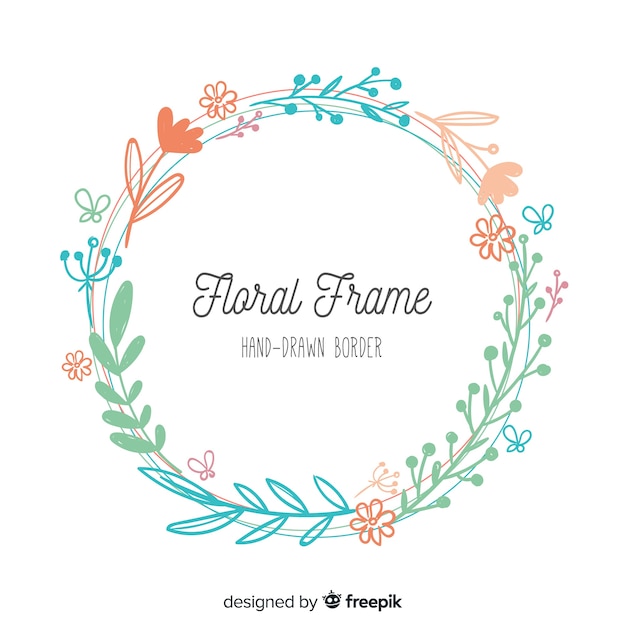 Floral frame