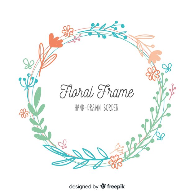 Floral frame