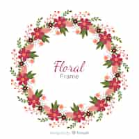 Free vector floral frame