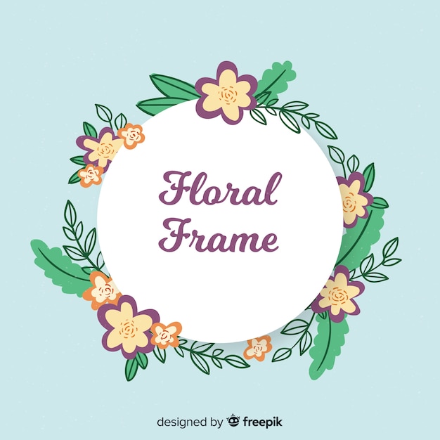 Floral frame