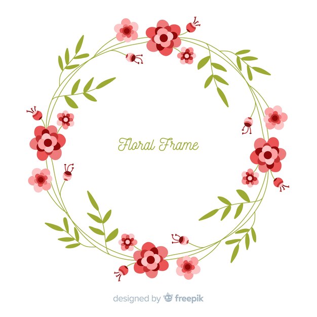 Floral frame