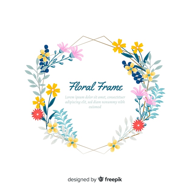 Floral frame