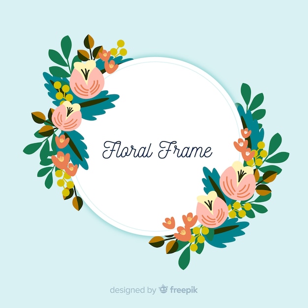 Floral frame