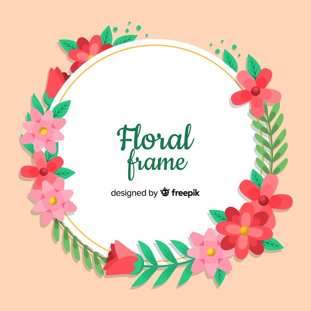 Floral frame