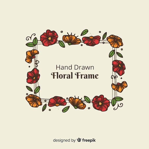 Floral frame