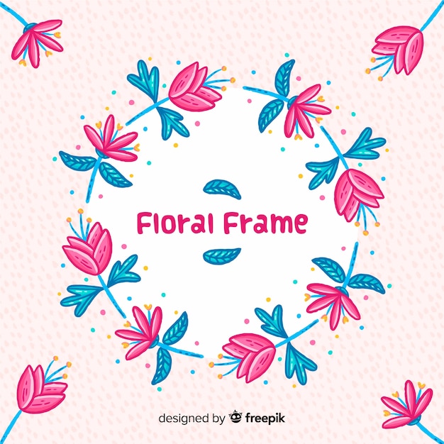 Floral frame