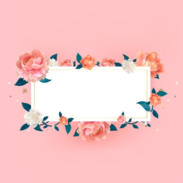 Floral frame  