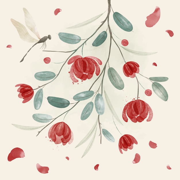 Floral  illustration design