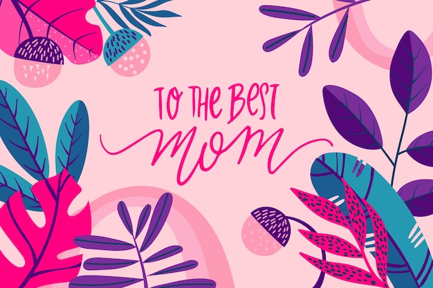 Free vector floral international mother's day concept