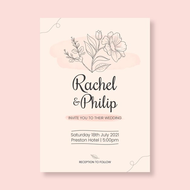 Free Vector | Floral wedding instagram posts collection