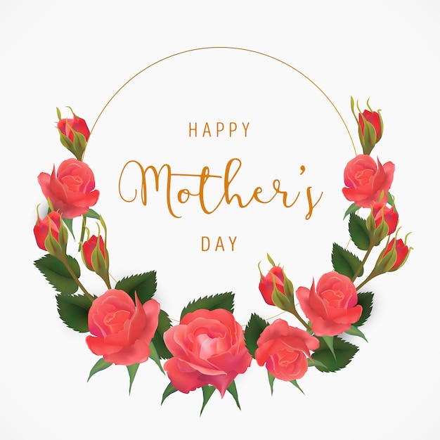 Floral mother's day background