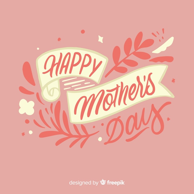Free vector floral mother's day background