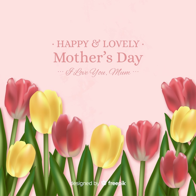 Floral mother's day background