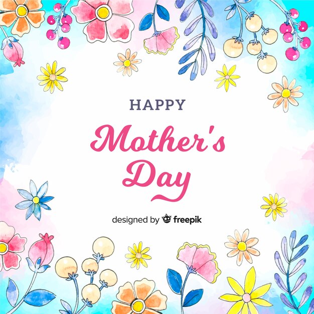 Floral mother's day background