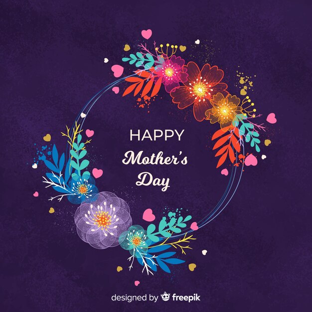 Floral mother's day background