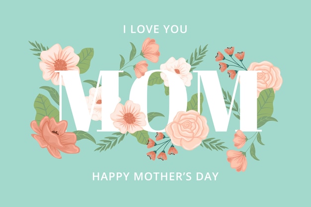 Floral mother's day background