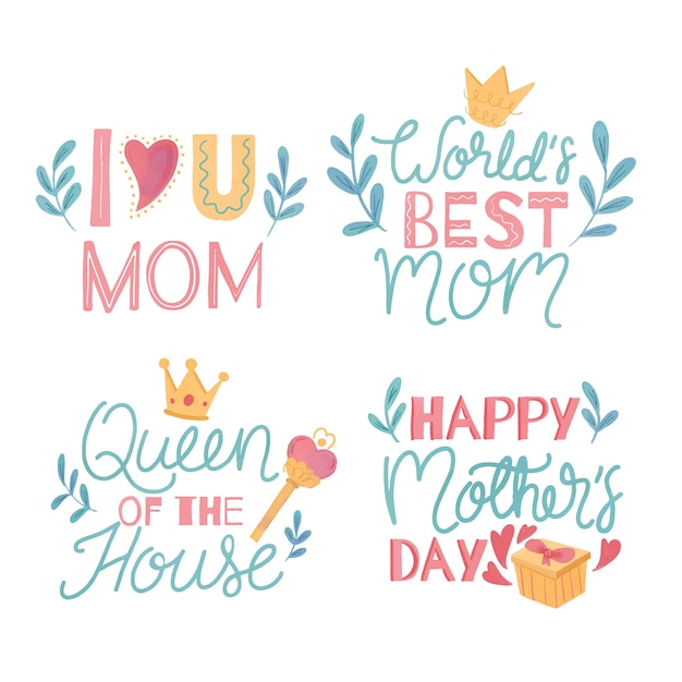 Floral mother's day concept