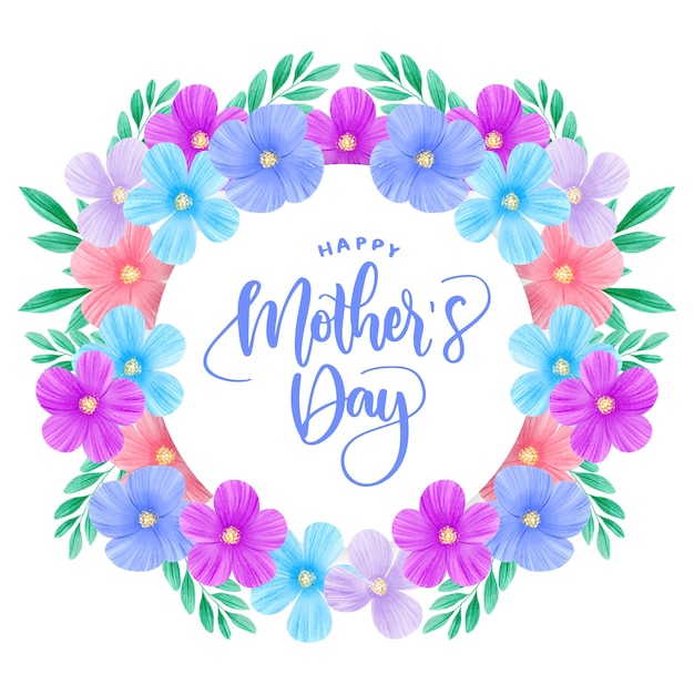 Floral mother's day concept