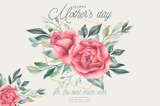 Floral Mother's day Greeting card