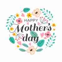 Free vector floral mother's day