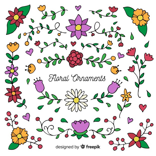 Floral ornament collection