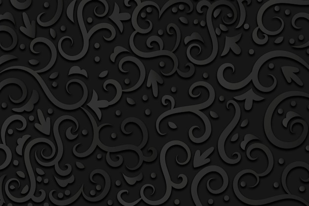 Free vector floral ornamental abstract background