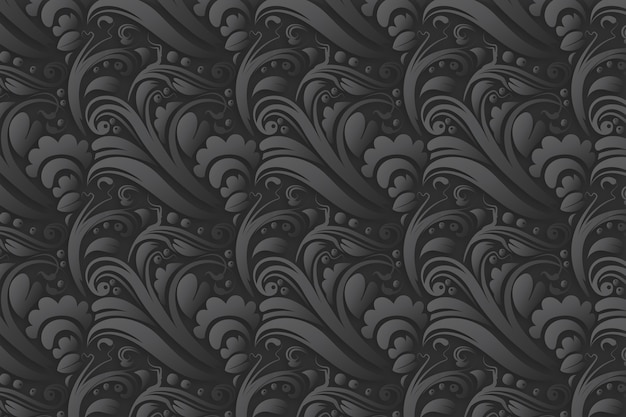 Free vector floral ornamental abstract background