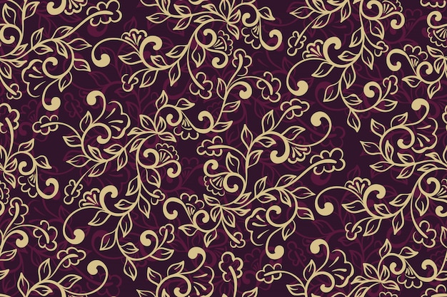 Floral ornamental pattern