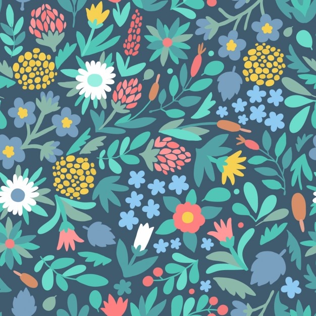 Free vector floral patern design