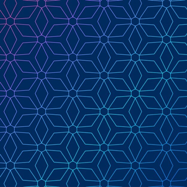 Free Vector floral pattern on a blue background