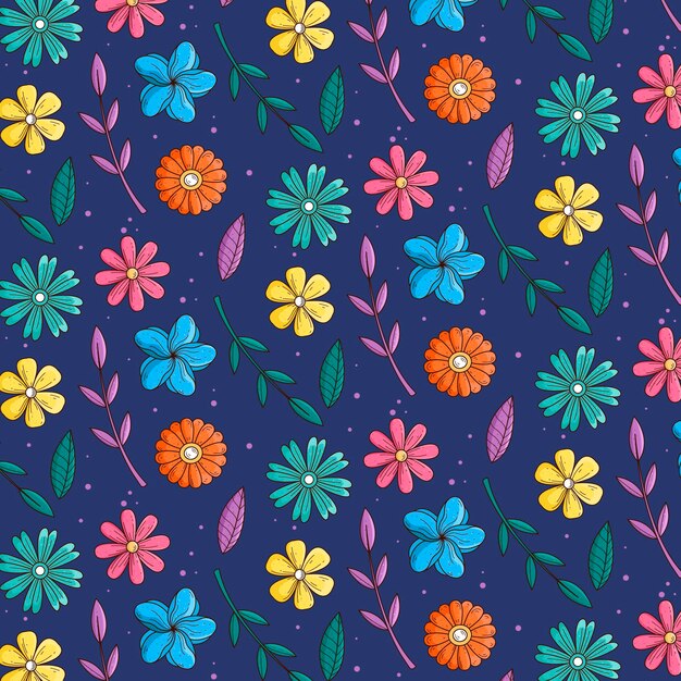 Floral pattern collection concept