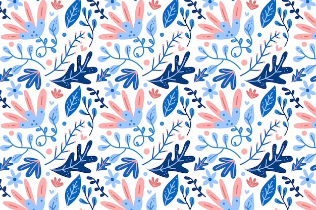 Free vector floral pattern concept