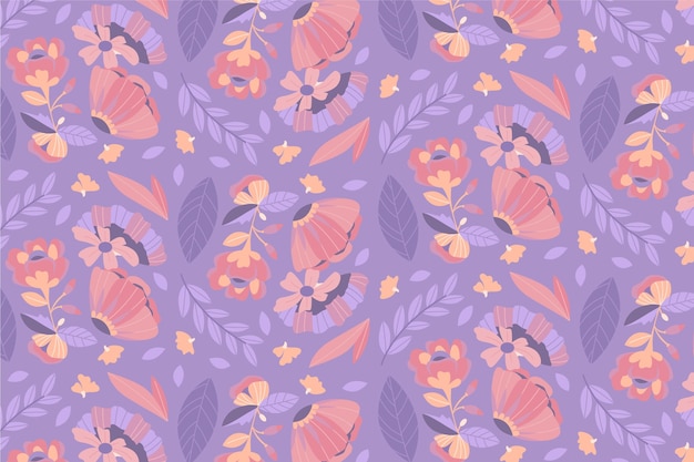 Free vector floral pattern concept