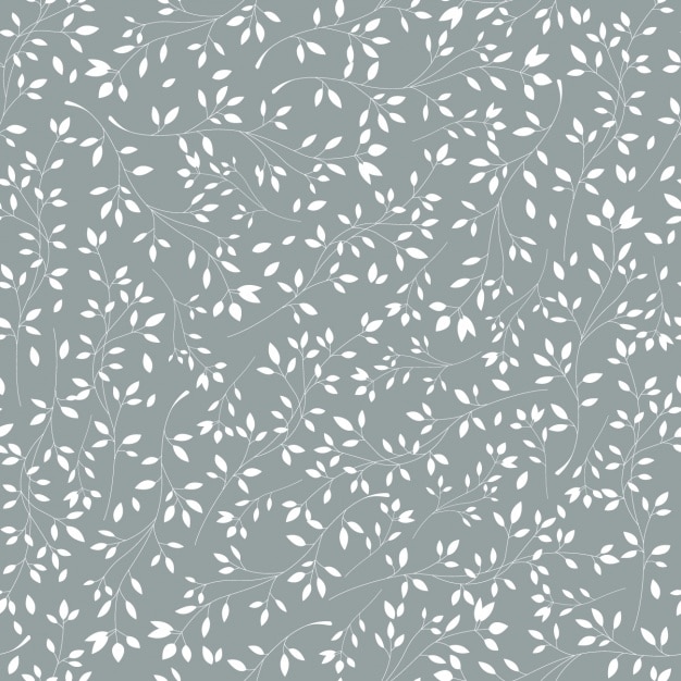 Gray Floral Pattern Vector Art & Graphics