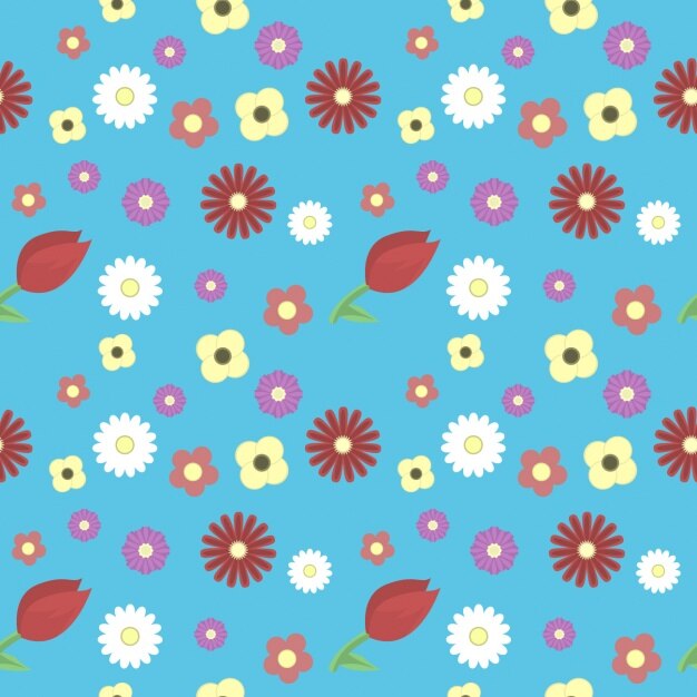 Free vector floral pattern design