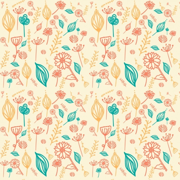 Free vector floral pattern design