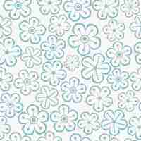 Vettore gratuito design pattern floreale